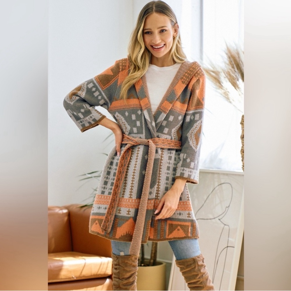 NWT Gorgeous Oversized Aztec Cardigan, Various Sizes